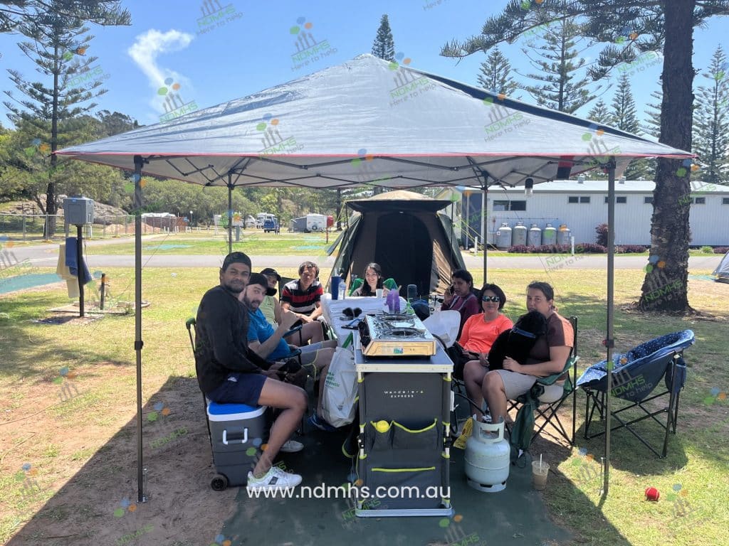 NDMHS Team Camping At Port Macquarie